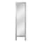 Head West Brushed Nickel Full Size Free Standing Easel Dressing Mirror - 18" x 64"